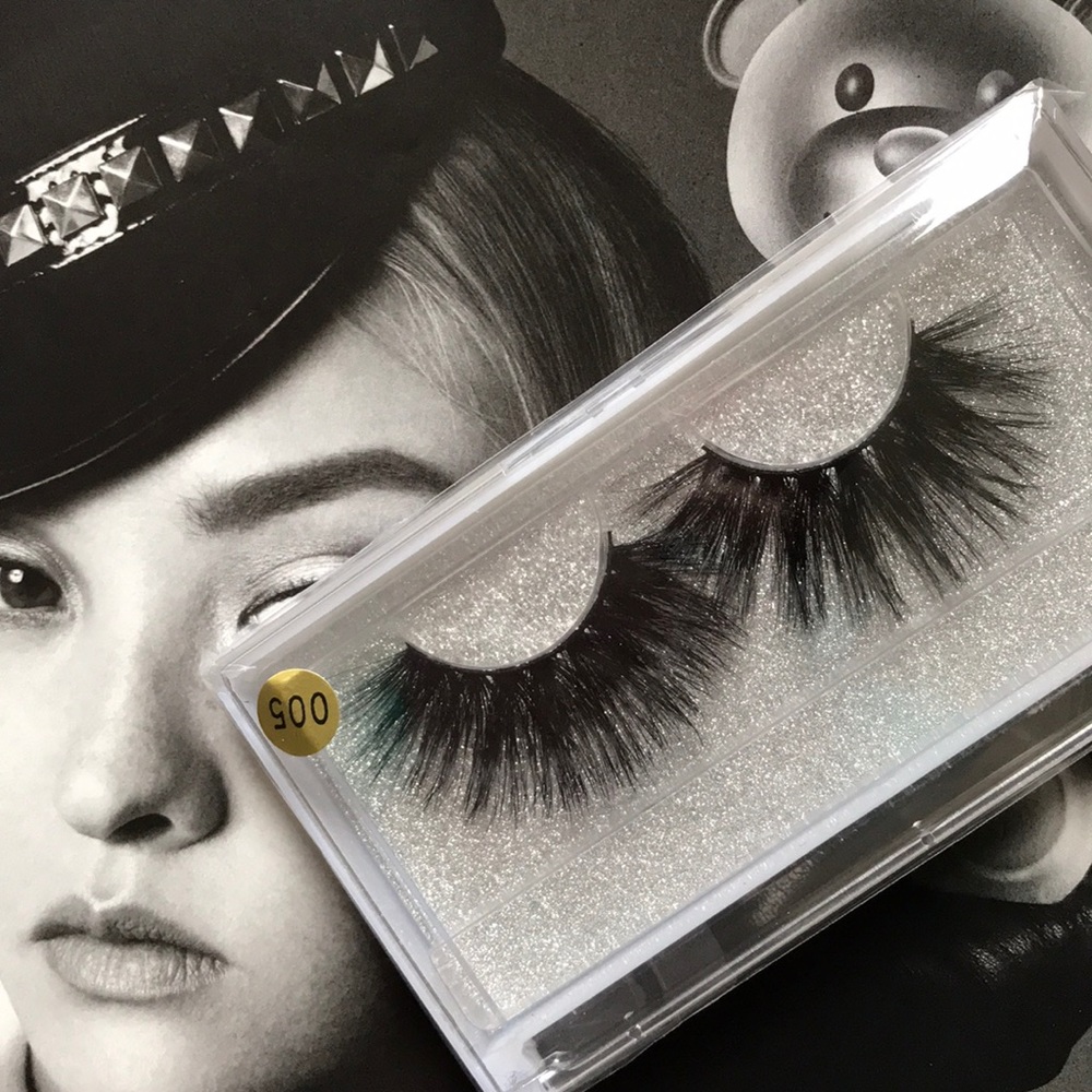 25 mm/ 3D mink eyelashes extra long extra thick #5